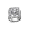 Men's 14K White Gold Ring with 9.50 CT Diamonds