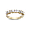 Ladies 14 White Gold With 0.65 CT Diamond Wedding Band