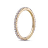 Ladies 18k Yellow Gold 0.47 CT Diamonds Wedding Band