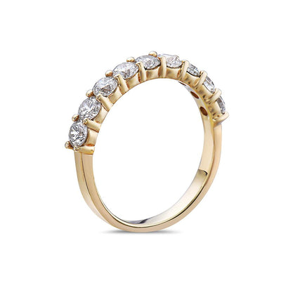 Ladies 14k Yellow Gold With 1.30  CT Diamonds Wedding Band