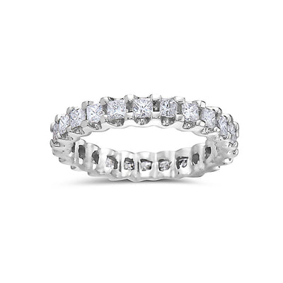 Ladies 18k White Gold With 1.47 CT Diamonds Wedding Band