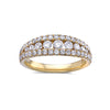 Ladies 18k Yellow Gold With 0.88 CT Diamonds Wedding Band