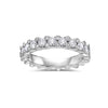 Ladies 18k White Gold With 1.20 CT Diamond Wedding Band