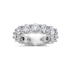 Ladies 18k White Gold With 5.50 CT Diamonds Wedding Band