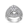 Ladies 18k White Gold With 2.56 Ct Engagement Ring