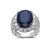 Ladies 18k White Gold With 14.02 CT Fashion Ring