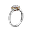 Ladies 14k White Gold With 0.99 CT Right Hand Ring