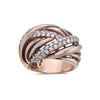 Ladies 18k Rose Gold With 1.46 CT Right Hand Ring