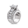 Ladies 14k White Gold With 3.34 CT Right Hand Ring