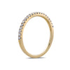 Ladies 18k Yellow Gold With 0.25 CT Diamonds Wedding Band