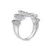 Ladies 18k White Gold With 1 CT Right Hand Ring