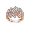 Ladies 18k Rose Gold With 1.28 CT Right Hand Ring