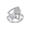 Ladies 18k White Gold With 1.16 CT Right Hand Ring