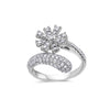 Ladies 18k White Gold With 1.11 CT Right Hand Ring