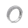 Ladies 14k White Gold With 1.70 CT Wedding  Band