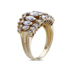 Ladies 14k Yellow Gold With 2 CT Right Hand Ring