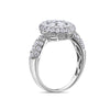 Ladies 18k White Gold With 1.50 CT Right Hand Ring