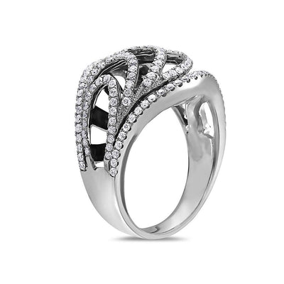 Ladies 18k White Gold With 1.91 CT Right Hand Ring