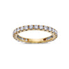 Ladies 18k Yellow Gold With 1.10 CT Diamonds Wedding Band