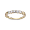 Ladies 18k Yellow Gold With 0.49 CT Diamonds Wedding Band