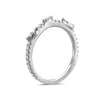 Ladies 18k White Gold With 0.31 CT Wedding Band