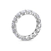 Ladies 18k White Gold With 3.75 CT Diamonds Wedding Band