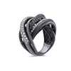 Ladies 18k Black Gold With 2.36 CT Right Hand Ring