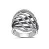 Ladies 18k White Gold With 2.20 CT Righ Hand Ring