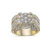 Men's 14K Yellow Gold Ring with 4.90 CT Diamonds