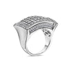 Men's 14K White Gold Ring with 4.75 CT Diamonds