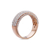 Ladies 14k Rose Gold With 1.75 CT Wedding Band