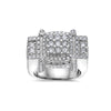 Men's 14K White Gold Ring with 4.78 CT Diamonds