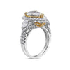 Ladies 18k White Gold With 3.94 CT Right Hand Ring