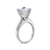 Ladies 18k White Gold With 3.1 CT Engagment Ring