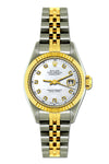 Rolex Datejust 26mm Yellow Gold and Stainless Steel Bracelet Azure Dial