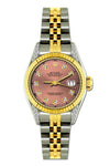 Rolex Datejust Diamond Watch, 26mm, Yellow Gold and Stainless Steel Bracelet Coral Tree Dial w/ Diamond Lugs