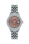 Rolex Datejust Diamond Watch, 26mm, Stainless SteelBracelet Dark Chestnut Dial w/ Diamond Bezel