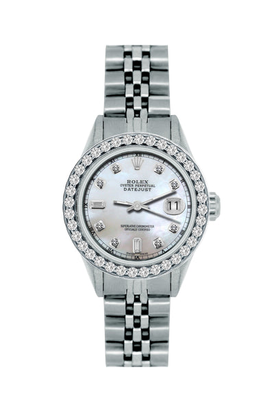 Rolex Datejust Diamond Watch, 26mm, Stainless SteelBracelet Mystic Dial w/ Diamond Bezel