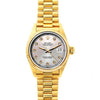 Rolex Datejust 26mm 18k Yellow Gold President Bracelet Echo Blue Dial