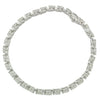 18K White Gold Diamond Tennis Bracelet With Round Cut Diamonds 9.50CT