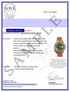 18k Yellow Gold Rolex Datejust Diamond Watch, 26mm, President Bracelet Black Mother of Pearl Dial w/ Diamond Lugs