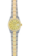 Rolex Datejust 36MM Stainless Steel & Yellow Gold 16233