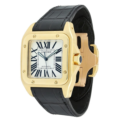 Cartier Santos 100 Large Yellow Gold W20071Y1