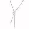 14K White Gold Diamond Ball Necklace With 0.26CT