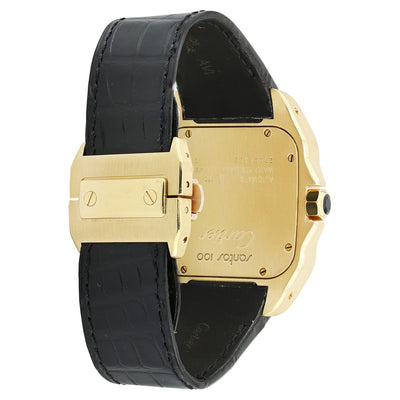 Cartier Santos 100 Large Yellow Gold W20071Y1