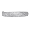 14K White Gold Diamond Bangle With 6 Rows Of 4.04 CT