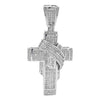 Wrap Around Diamond Cross Pendant