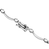 18K White Gold Round Cut Diamond Necklace 4.00CT