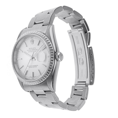 Rolex Oyster Perpetual Datejust Stainless Steel with Fluted Bezel 36MM 16200