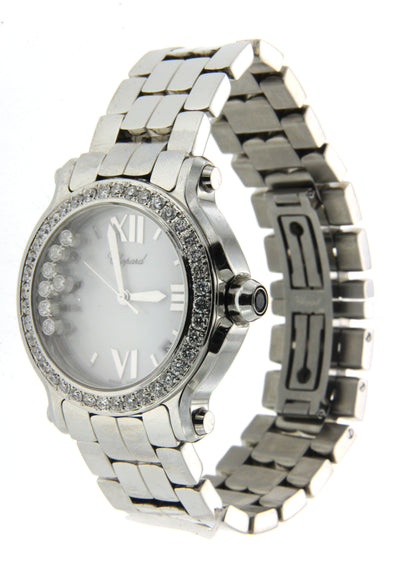 Stainless Steel Round Medium Chopard Happy Sport